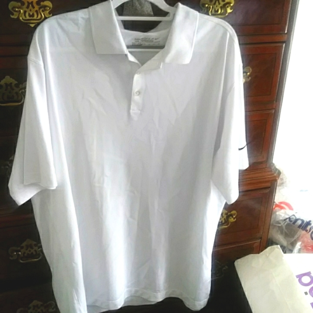 Nike Golf Dri-Fit White Polo shirt